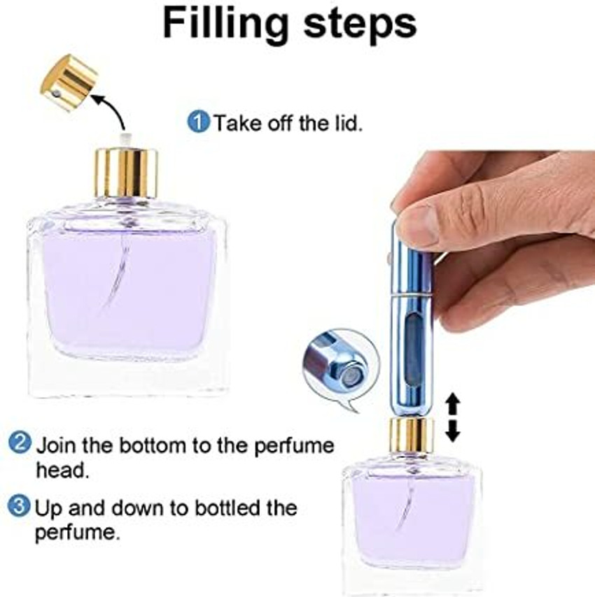 Mini perfume refillable best sale spray