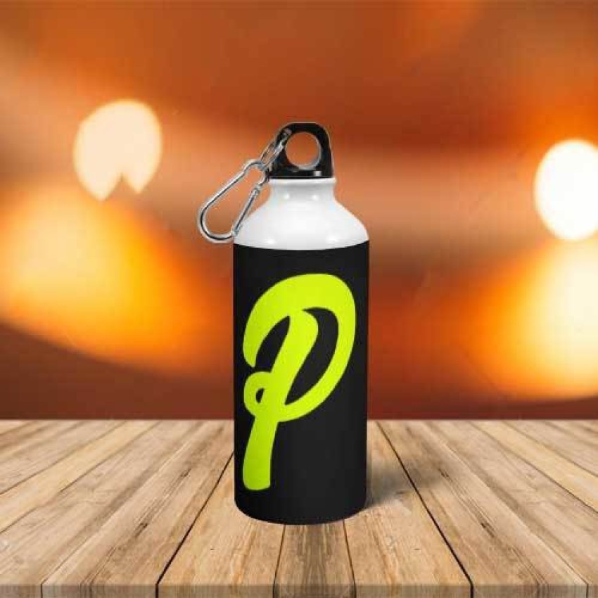 Monkey Printed Bottle Aluminium Sipper Water Bottle Unbreakable White 600ml