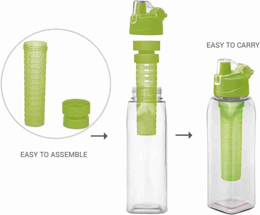 Milton Helix 1000 Pet Water Bottle, 1 Piece, 1 Litre, Green