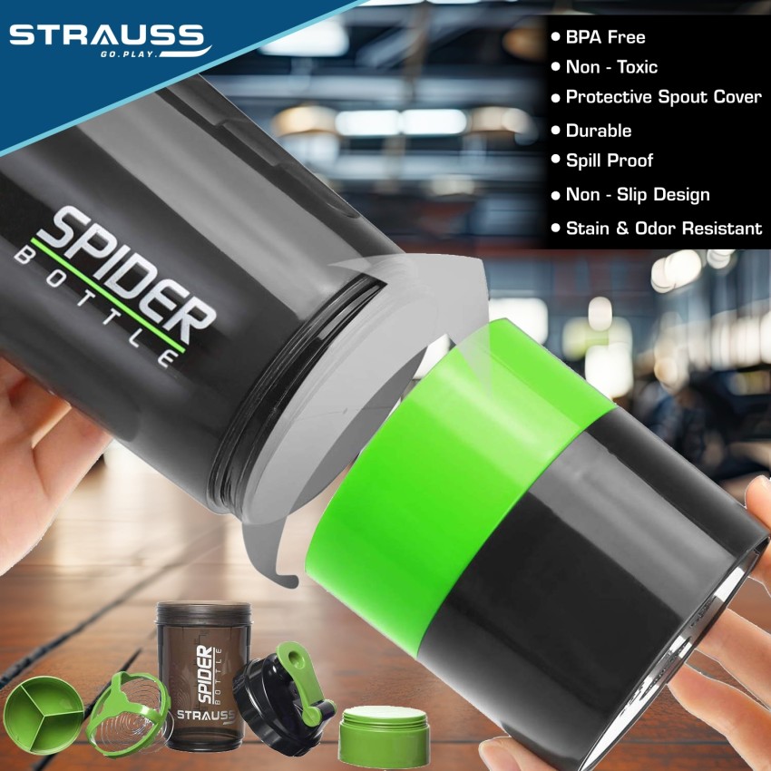 Strauss Stainless Steel Protein Shaker Bottle, Gym Shaker, Sipper Bottle, Gym Bottle 900 ml Shaker - Buy Strauss Stainless Steel Protein Shaker  Bottle, Gym Shaker, Sipper Bottle