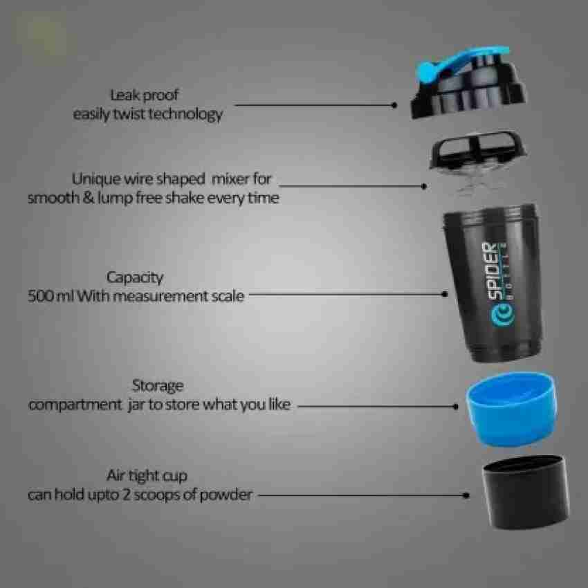 Buy ANKEV Protein Shaker bottle for Gym, Pro Shaker Mixer Ball