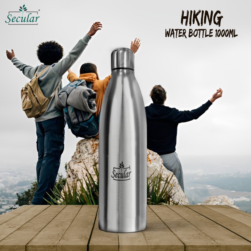 Secular Stainless Steel Hiking Water Bottle 1000 ml Bottle Buy