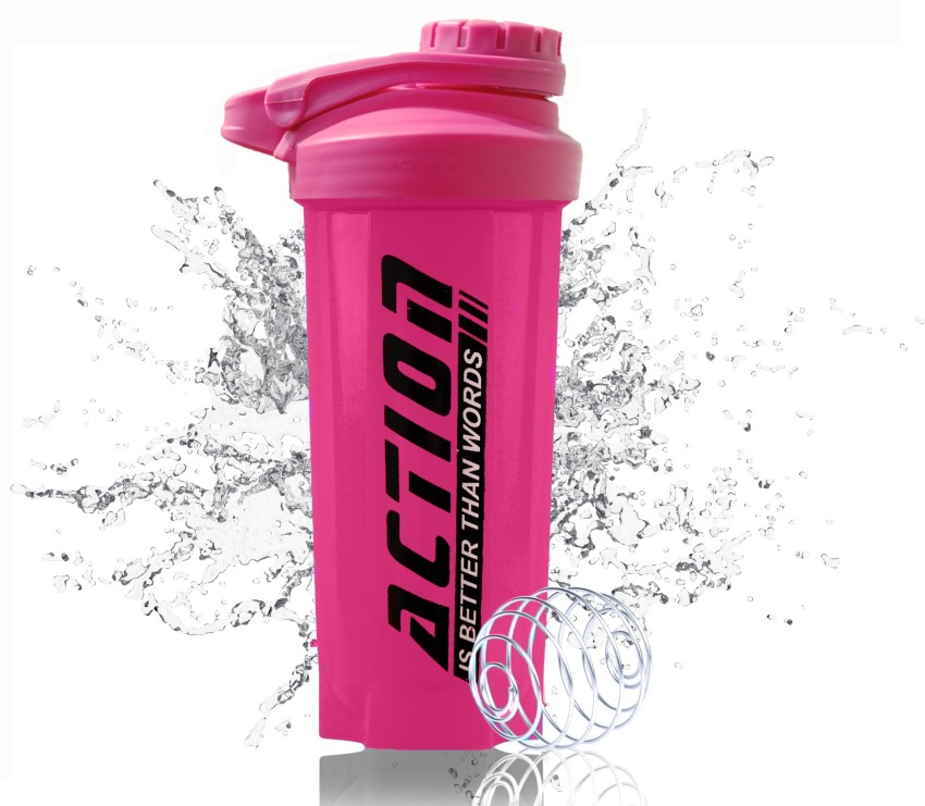 Protein Shaker Bottle with Protein Pink | 3D model