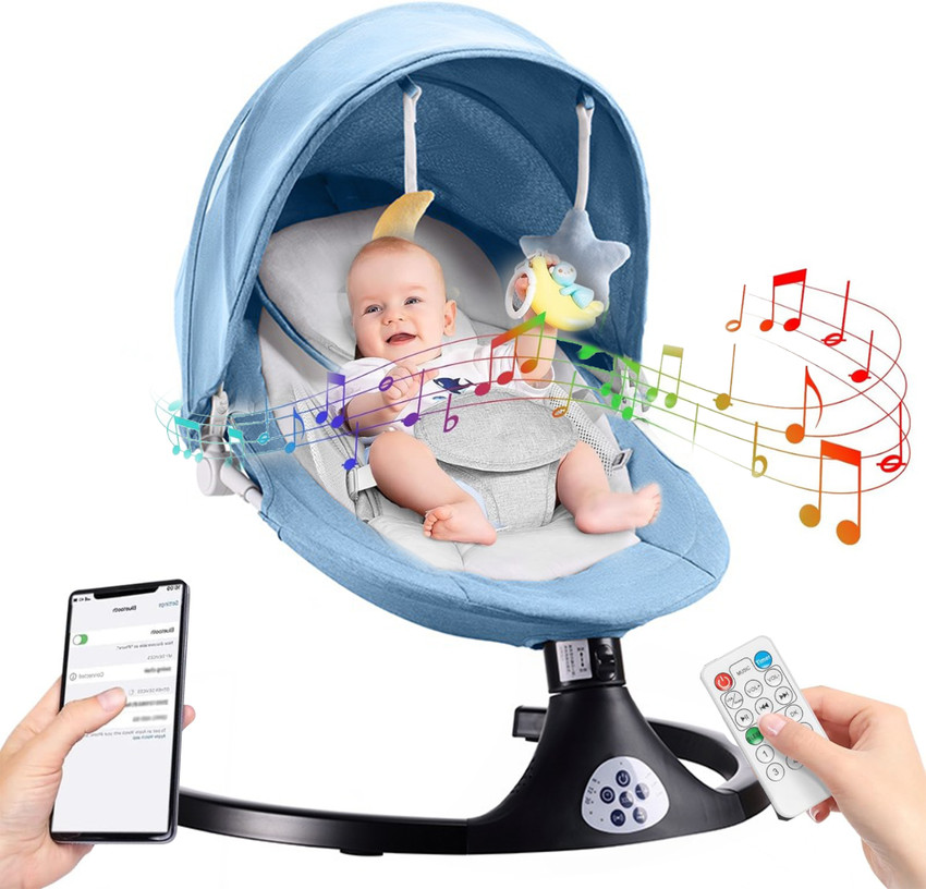 SOFTIES Automatic Cradle for Baby Rocker for 0 to 2 Years Baby