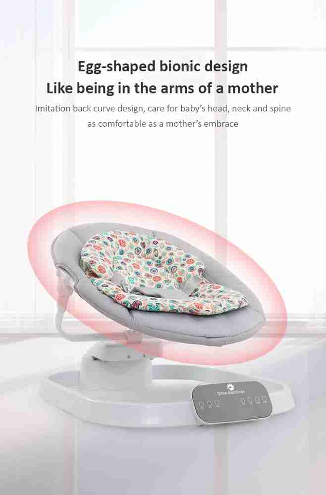 StarAndDaisy Rocking Baby Bed Rocker Swings for Infants with 5