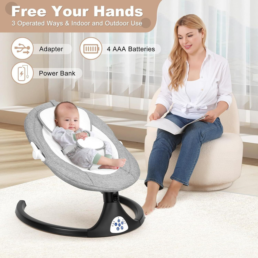 Baby rocker 2025 automatic