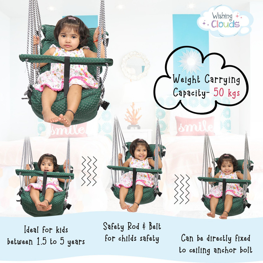 Wishing Clouds Piccolo Jhula for Baby Swing for Kids Swings Buy Baby Care Products in India Flipkart