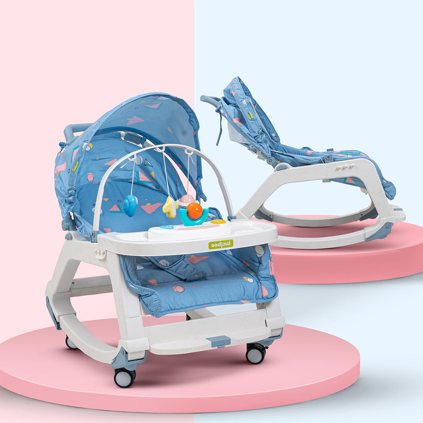 baybee 5 in 1 Baby Rocking Chair for Kids Hanging Toy Baby Dining Booster Seat for Baby Bouncer Buy Baby Care Products in India Flipkart