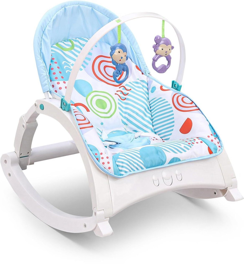 Play Nation Portable Baby Rocker With Music Vibration Toy Newborn to Toddler Feeding Chair Rocker Buy Baby Care Products in India Flipkart