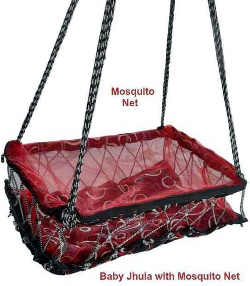 Kids Town Cotton Baby Swing with Mosquito Net for Kids Baby Sleeping Jhula with Net Swings Buy Baby Care Products in India Flipkart