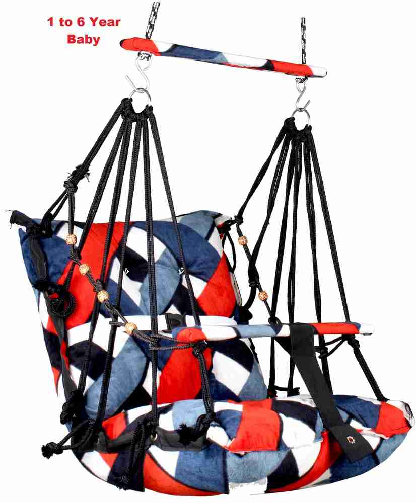 Windson Craft Cotton Swing for Kids Chair Jhula for 1 3 Years Old