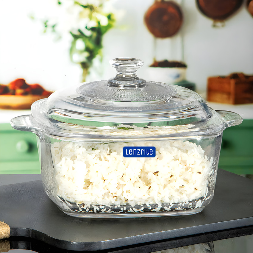 Corningware Casserole Dish With Lid HUSANMP Rectangular Tempered