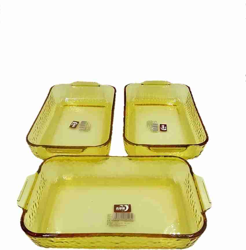 RJHML Bakeware Safe and Oven Safe Glass baking Dish Baking Dish