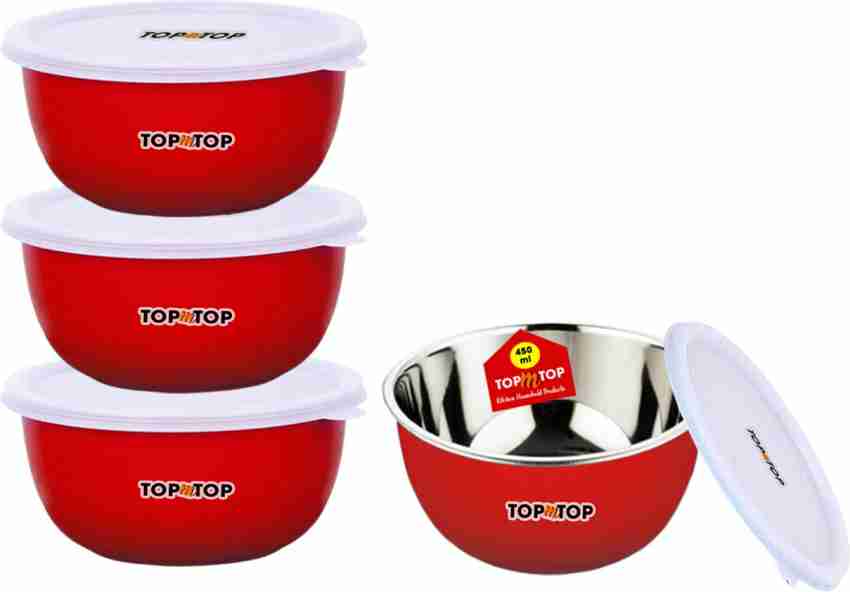 Topmtop Stainless Steel Serving Bowl Microwave Safe bowls set