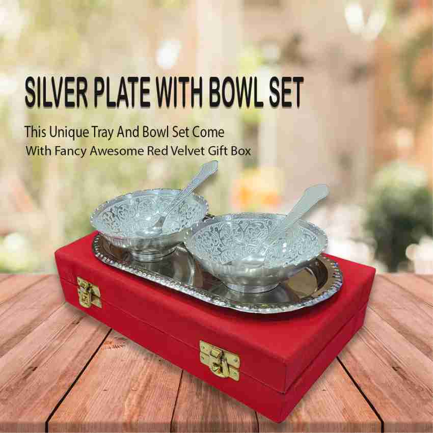 Silver plated serving on sale set