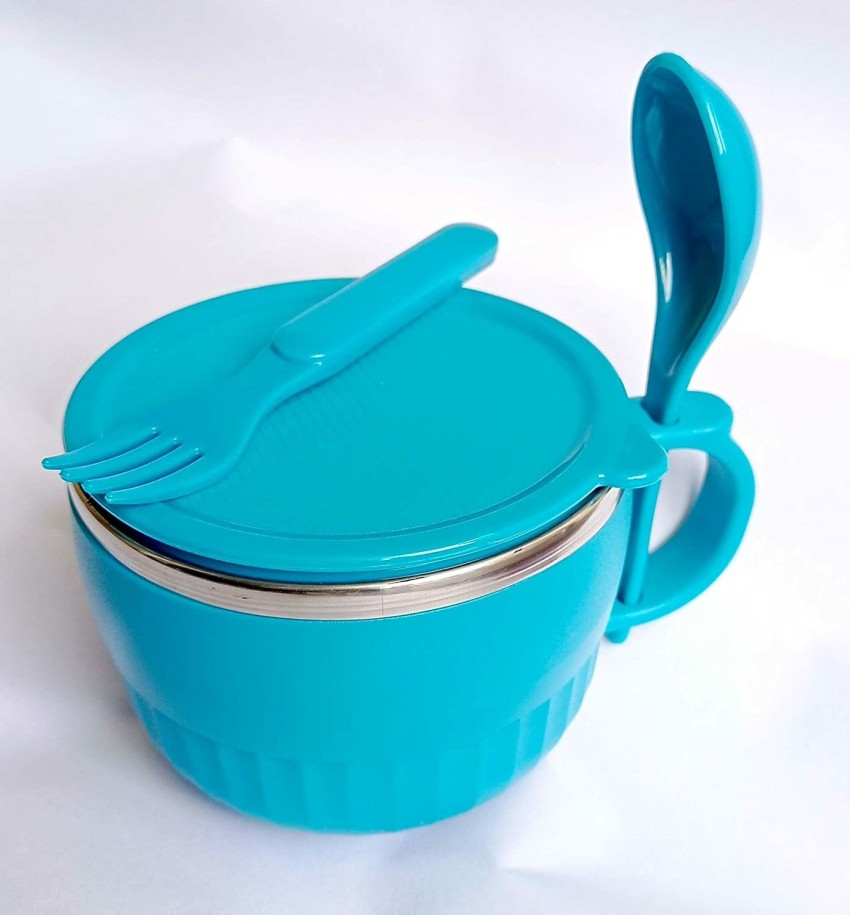 Kitchen Accessories Items, Noodle Bowl with Spoon and Lid, Soup Bowl for  Kids