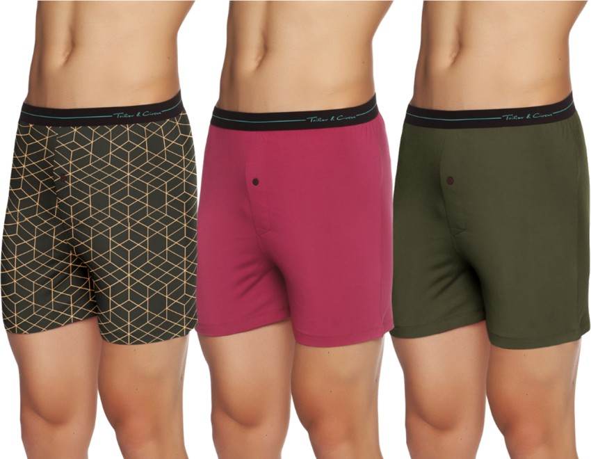Buy Breathable Printed Boxer Briefs for Men Online- Tailor And Circus