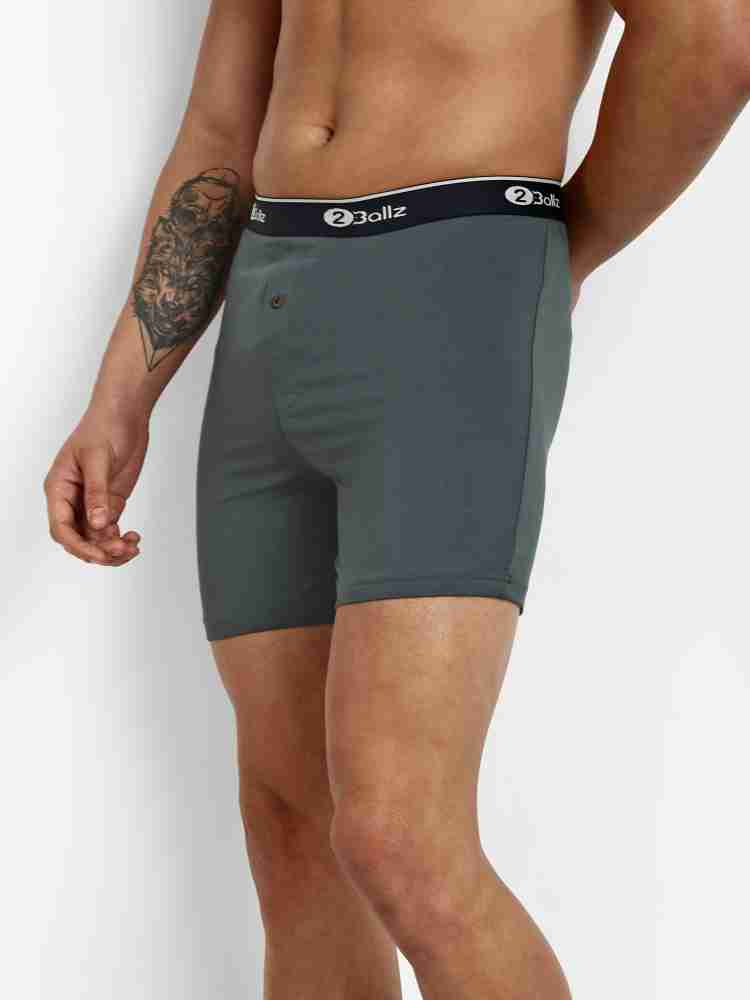 Champion Tech Performance Long Leg Boxer Brief 2-pack in Black for Men