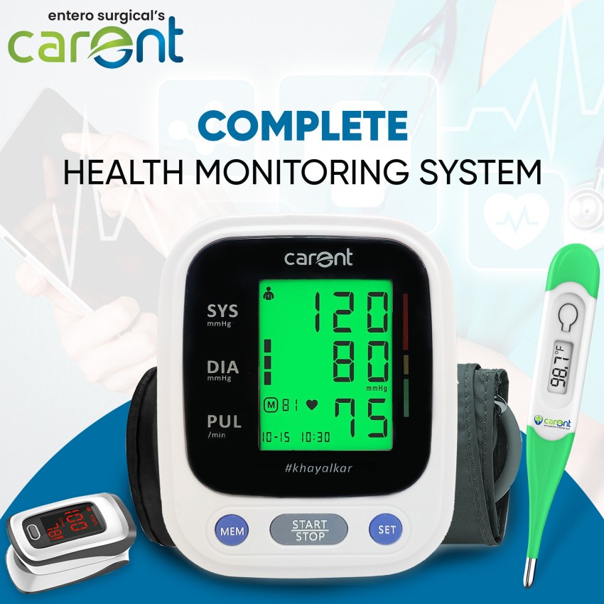 Carent Automatic Blood Pressure Machine BP51Pro with Pulse Oximeter and  Thermomete BP machine for BP Check Bp Monitor