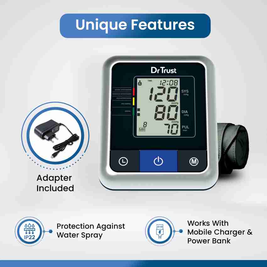 Dr Trust Digital Blood Pressure Monitor Apparatus & Testing