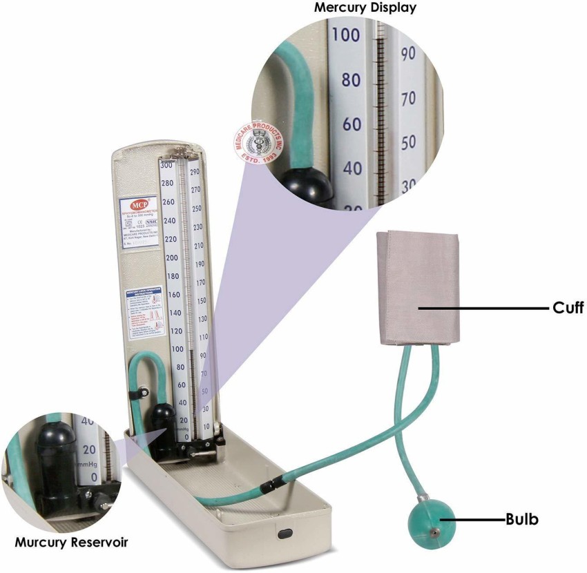 Carent Automatic Blood Pressure Machine BP51Pro with Pulse Oximeter and  Thermomete BP machine for BP Check Bp Monitor