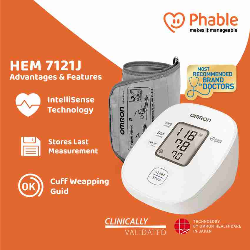 Omron bp hotsell monitor hem 7121j