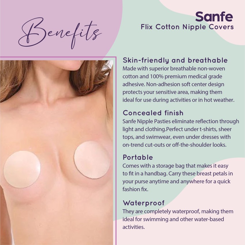 Buy Sanfe Flix Reusable Silicone Nipple Cover - 4 Pieces