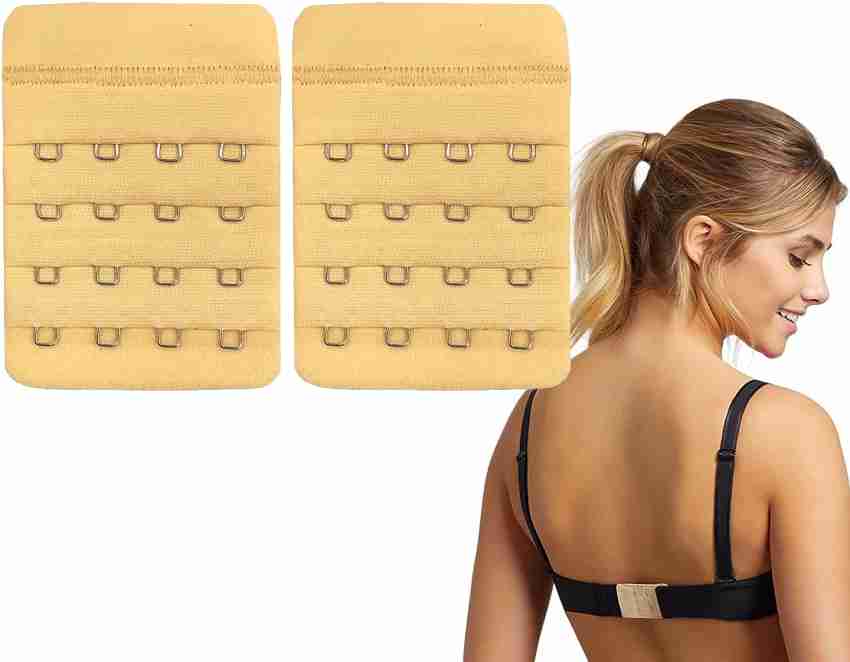4 Hook Bra Extenders,Stretchy Soft and Comfortable Bra Strap Extender