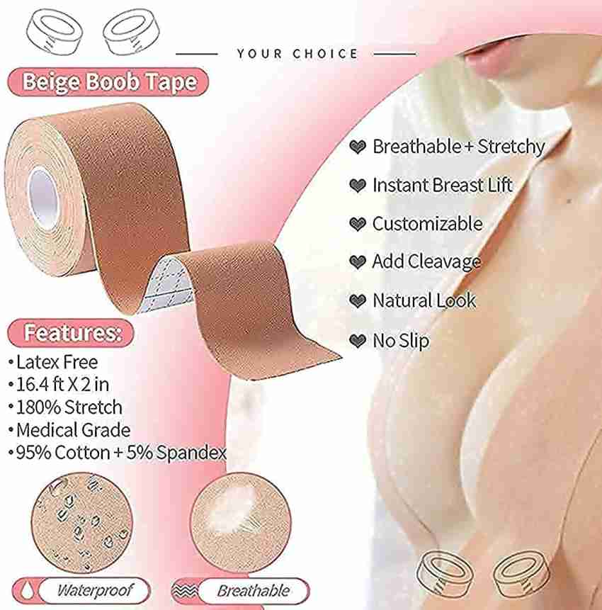 Buy Multipurpose Boob Tape Nipple Pasties For Women - Push Up, Lift, And  Body Tape Breast Support Solution Online In India At Discounted Prices