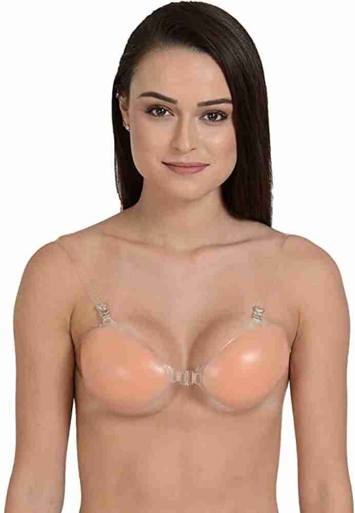 Anazalea Women Adhesive Bra Silicone Push Up Nipple India