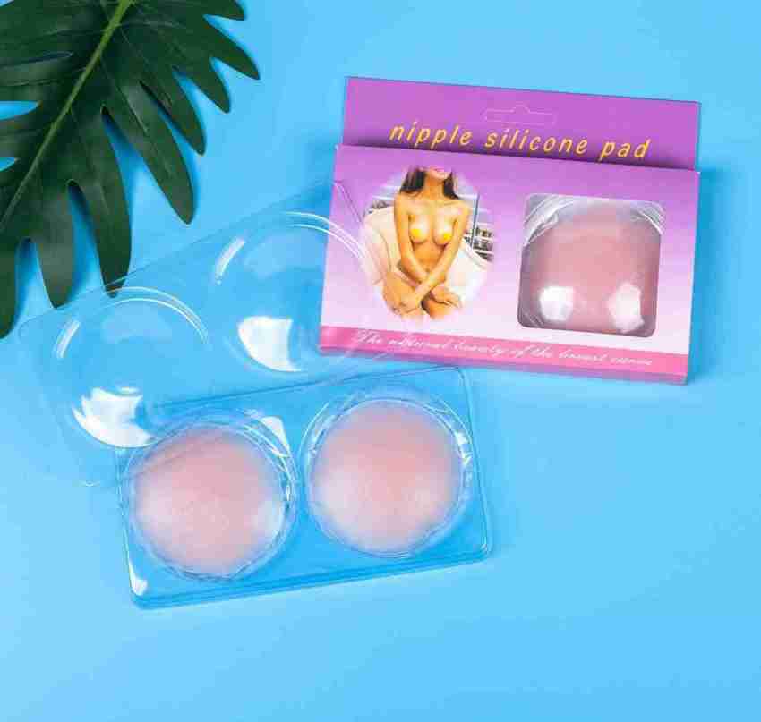 Silicone Nipple Bra Pad Adhesive Reusable Breast Sticker Reusable Silicone  Nipple Cover Pad Skin Adhesive Invisible Bra