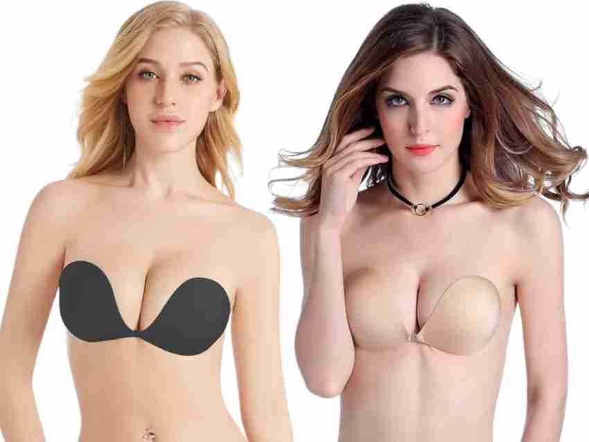 Peralent Women's Silicone Lightly Padded Push-Up Adhesive Bra (Size upto  36_Cup Size-D) Silicone Push Up Bra Pads Price in India - Buy Peralent  Women's Silicone Lightly Padded Push-Up Adhesive Bra (Size upto