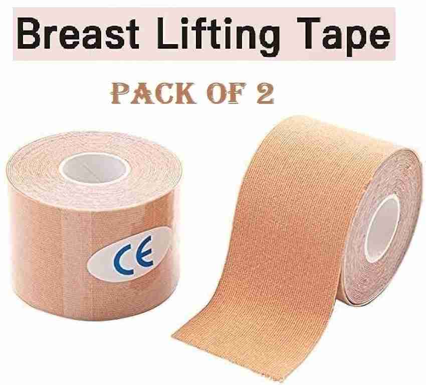 My Machine Boob Tape for Large Breast Breathable Push Up Tape, Waterproof &  Sweatproof Tape Cotton Peel and Stick Bra Petals Price in India - Buy My  Machine Boob Tape for Large