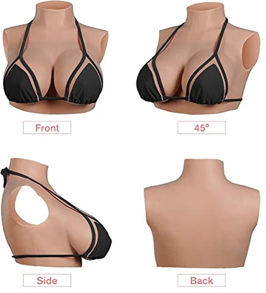 Catsuit Costumes Silicone S Bodysuit Breast Forms Fake Boobs With
