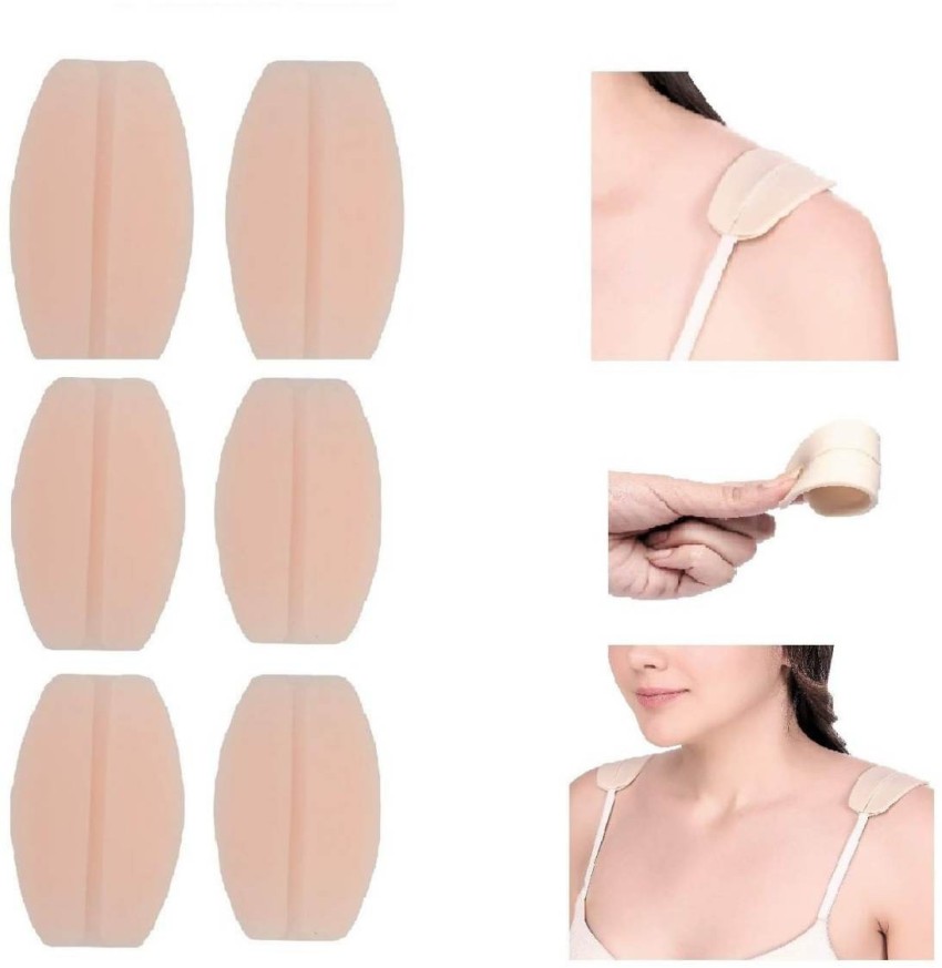LEELA'S Women's Silicone Bra Strap Pain Relief Cushions Pad  Holder/Comfortable Non-slip Shoulder Pads Women's