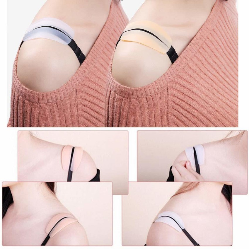 LEELA'S Women's Silicone Bra Strap Pain Relief Cushions Pad Holder/Comfortable  Non-slip Shoulder Pads Women's