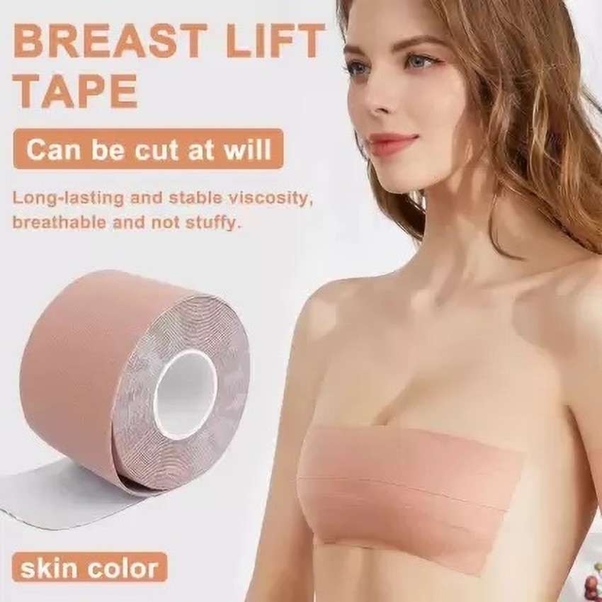 My Machine Breast Shaper & Lifter, Breathable Breast Support Boob tape,  Breast Lift Tape M Cotton Peel and Stick Bra Petals Price in India - Buy My  Machine Breast Shaper & Lifter