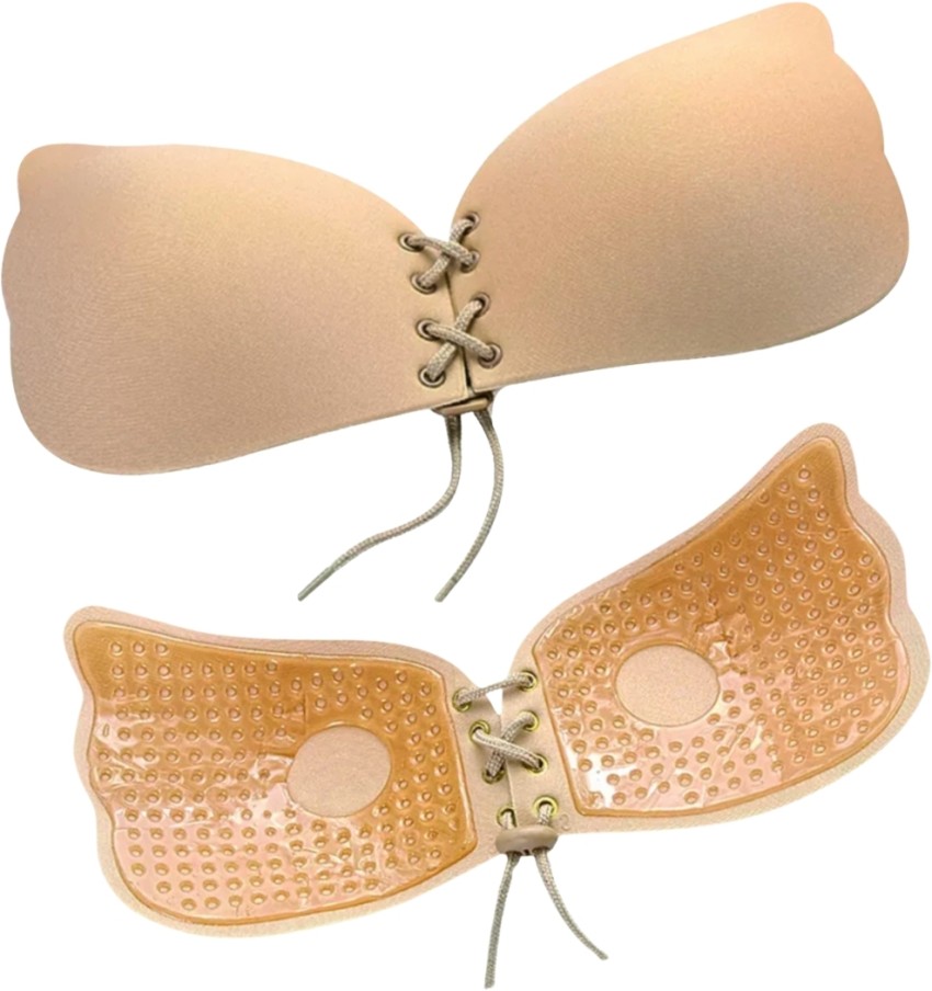 House of Beauty Butterfly Bra Push Ups for Cup Size D Polyester, Spandex,  Silicone Push Up Bra Pads Price in India - Buy House of Beauty Butterfly Bra  Push Ups for Cup