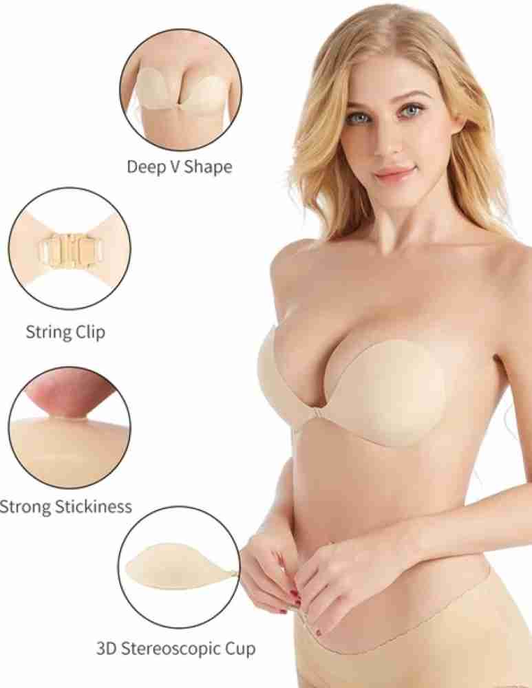 Peralent Women's Silicone Lightly Padded Push-Up Adhesive Bra Silicone Push Up  Bra Pads Price in India - Buy Peralent Women's Silicone Lightly Padded Push- Up Adhesive Bra Silicone Push Up Bra Pads online