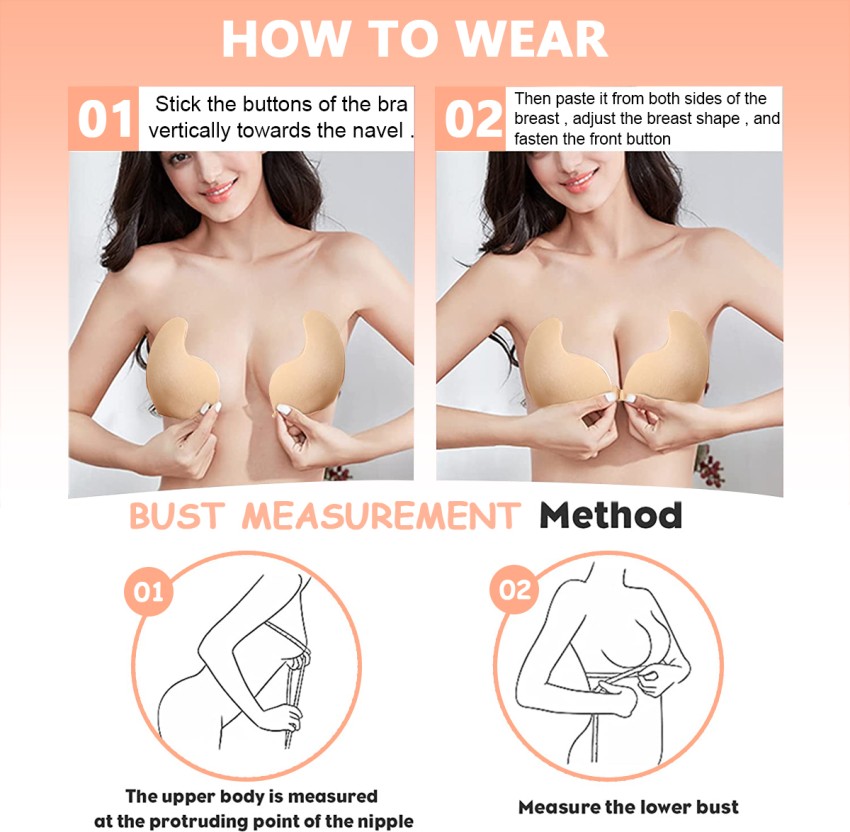 ActrovaX Strapless Self Adhesive Backless Bras Nylon, Silicone Push Up Bra  Pads Price in India - Buy ActrovaX Strapless Self Adhesive Backless Bras  Nylon, Silicone Push Up Bra Pads online at
