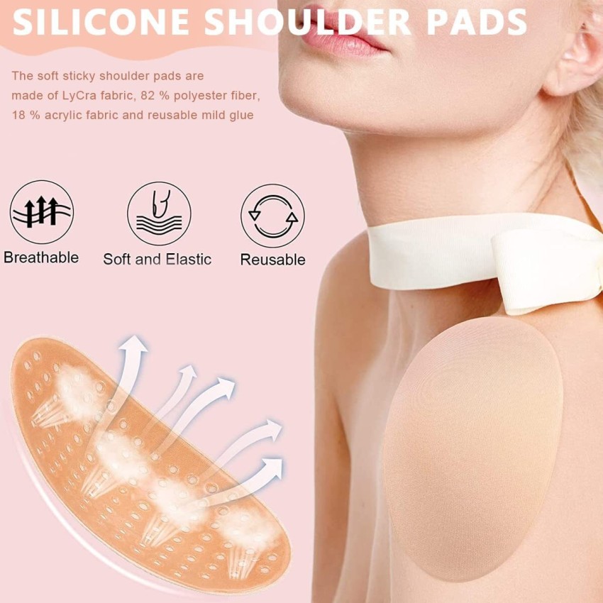 MOBHADA Shoulder Pads for Womens Clothing, Anti Slip Shoulder Pads for  Women(1 Pair) Silicone Bra Strap Cushion Price in India - Buy MOBHADA Shoulder  Pads for Womens Clothing, Anti Slip Shoulder Pads