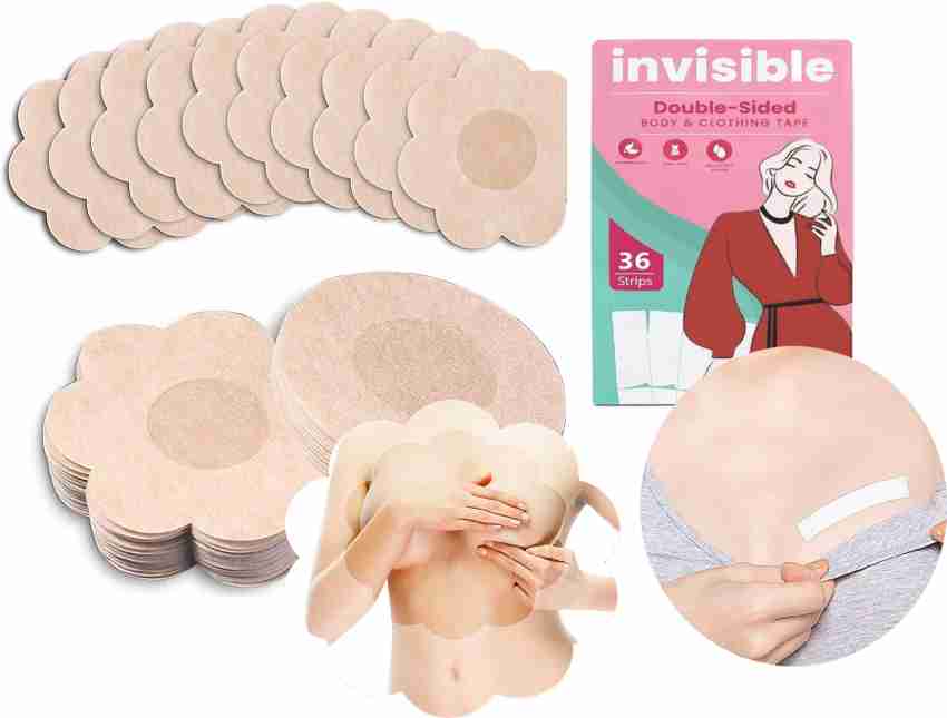 Boob Tape (Includes 10 Petal Nipple Covers), Breast Lift Tape