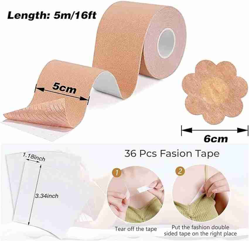 Prievado oob Tape with 10pcs Nipple Cover & 36pcs Fashion Tape