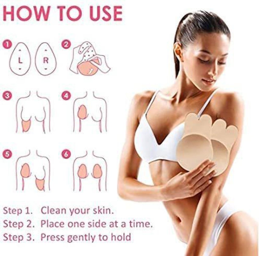 FGG Sticky Bra Push Up Lift Nipple Covers Adhesive Strapless Invisible Backless  Bra Silicone Push Up Bra Pads Price in India - Buy FGG Sticky Bra Push Up  Lift Nipple Covers Adhesive
