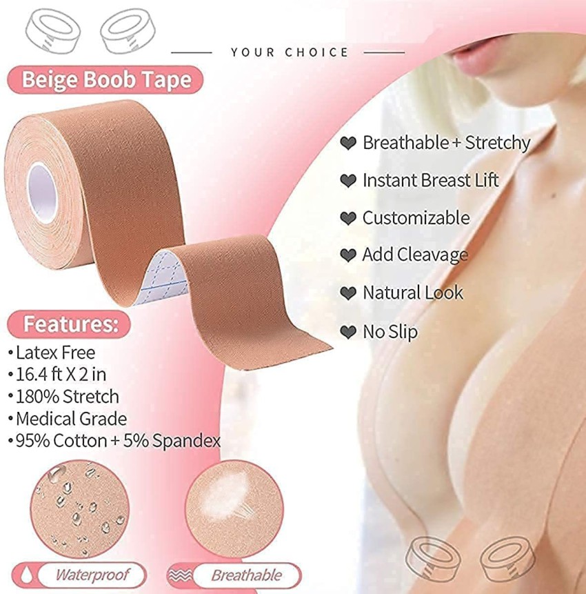 Cotton Peach Breast Lift Tape, Thickness: 8mm, Size: 3inch Width at Rs  90/meter in New Delhi