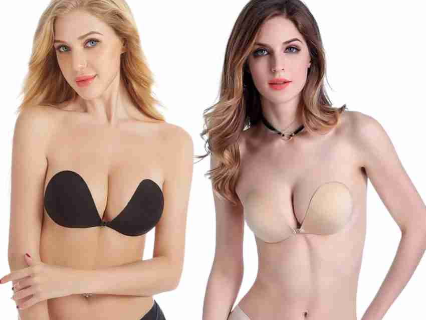 Peralent Women's Silicone Adhesive Padded Push-Up Bra Pad (Size upto 34 ,Cup  Size C) Silicone Push Up Bra Pads Price in India - Buy Peralent Women's Silicone  Adhesive Padded Push-Up Bra Pad (