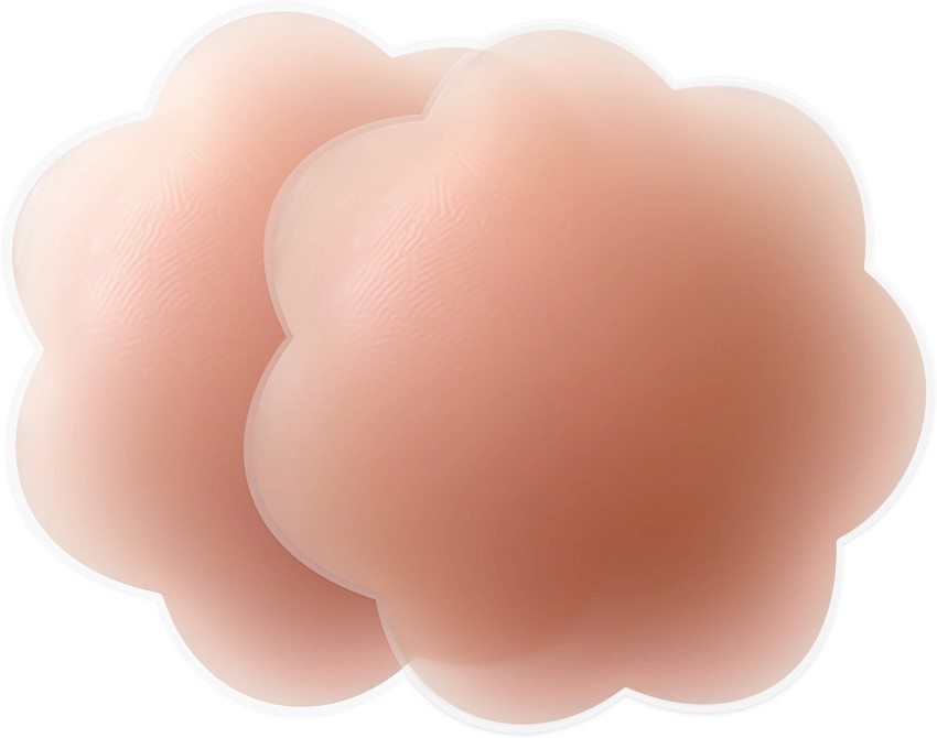 Shihen Women's & Girls Reusable Silicone Nipple Cover Stick Bra Pads (Pack  of 1 pair) Silicone Peel and Stick Bra Petals Price in India - Buy Shihen  Women's & Girls Reusable Silicone
