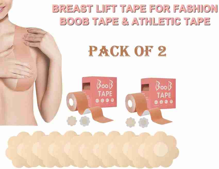 My Machine 2QTY Boob Tape/Breast Lift Tape for Contour Lift & Fashion, Tape  for Breasts H Cotton Peel and Stick Bra Petals Price in India - Buy My  Machine 2QTY Boob Tape/Breast
