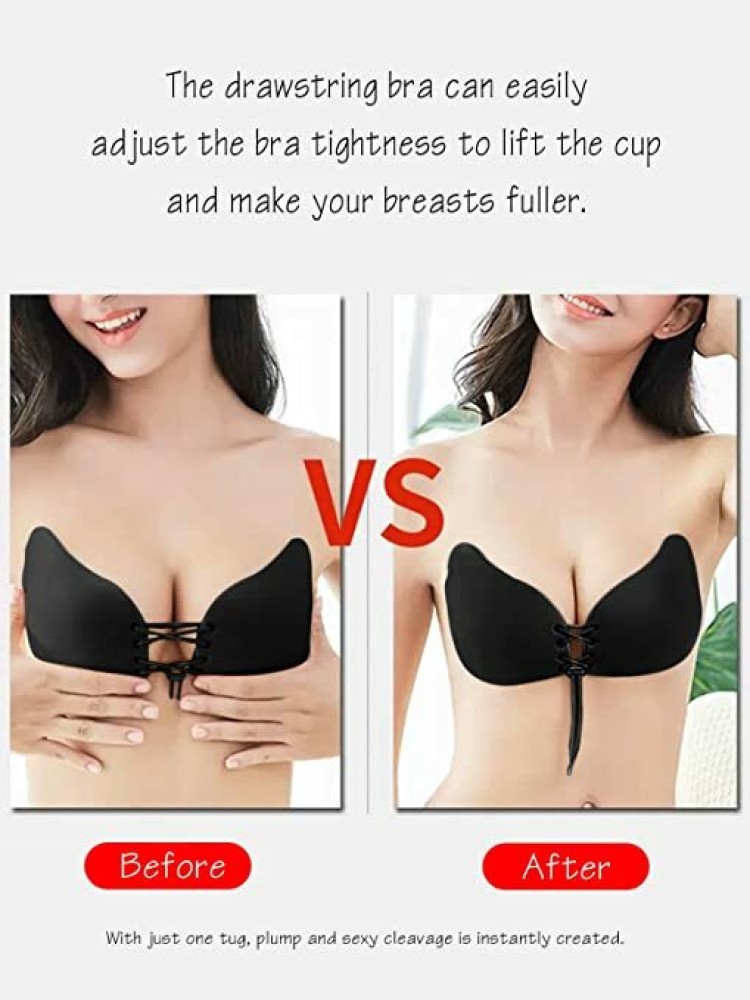 Women's Sticky Strapless Push Up Bras for Women, Invisible Women's