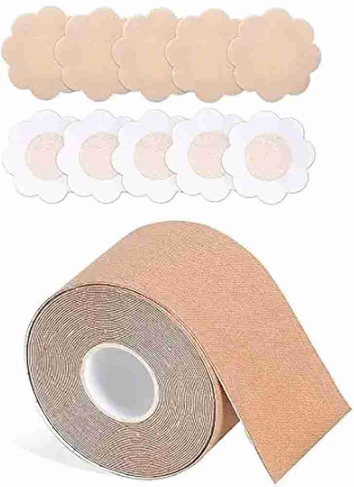 ZOMLINE Boob tape For Breast Lift Boob Tape for Strapless Dress for women  Nipple Tape Cotton Push Up Bra Pads Price in India - Buy ZOMLINE Boob tape  For Breast Lift Boob